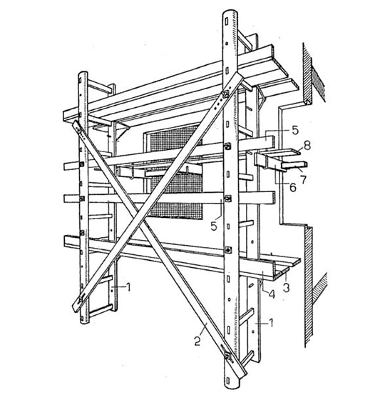 Létraállvány - bérlés, kölcsönzés